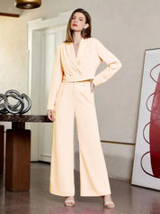 KOTTY Top Pant Co-ords Set with Blazer