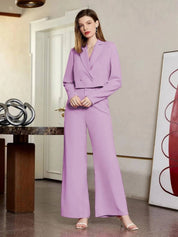 KOTTY Top Pant Co-ords Set with Blazer