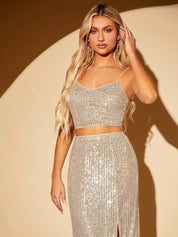 KOTTY Top Pencil Skirt Co-ords Set
