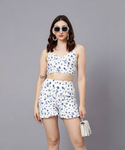 KOTTY Top Regular Shorts Co-ords Set