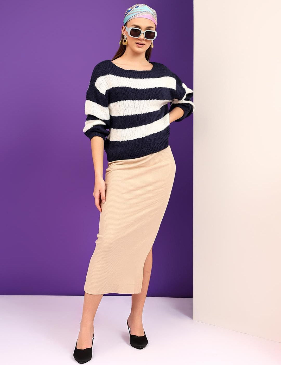 Kotty Women Striped Pullover
