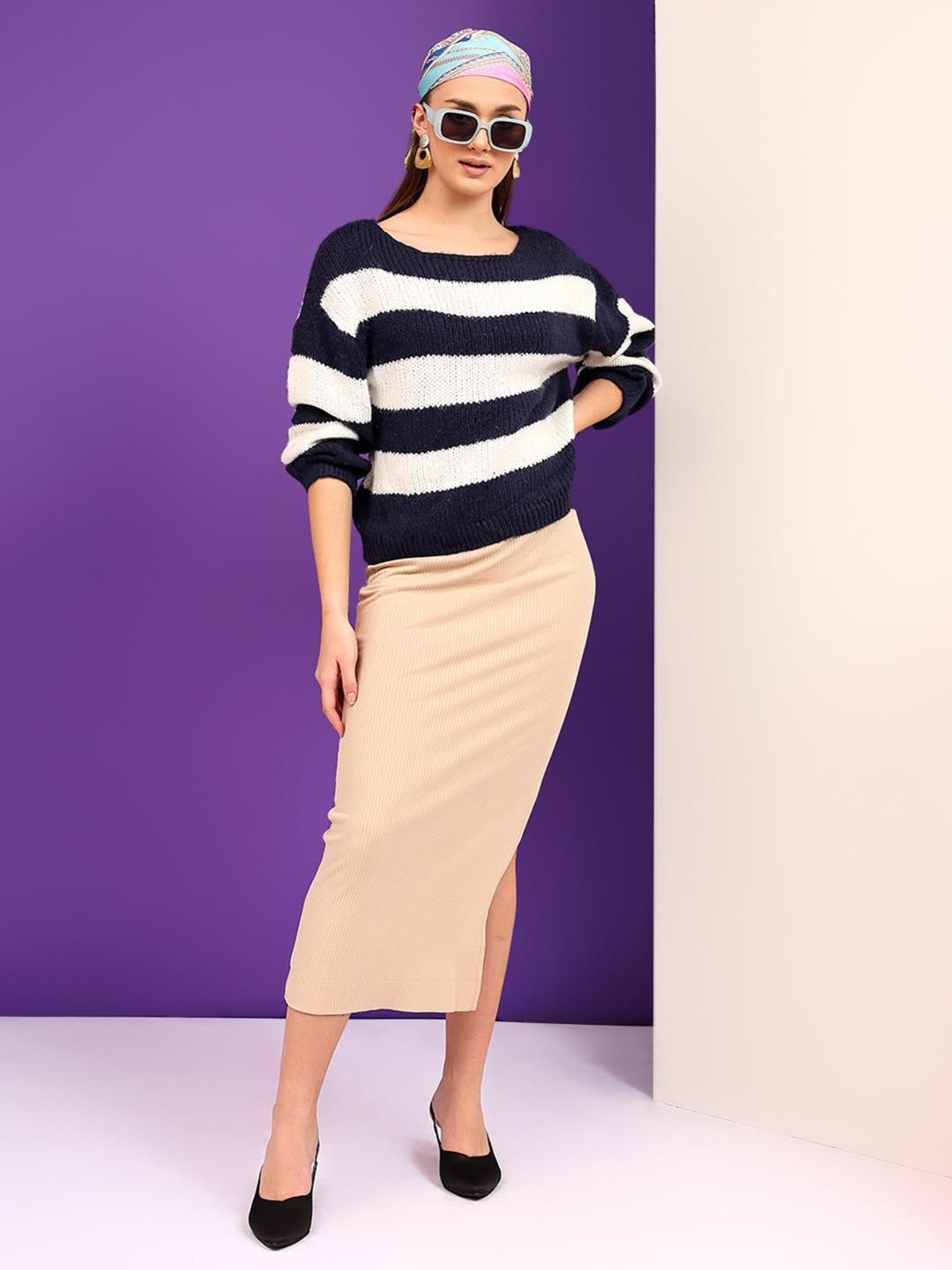 Kotty Women Striped Pullover