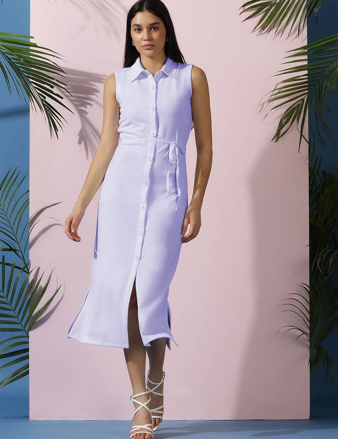 Kotty Shirt Midi Dress