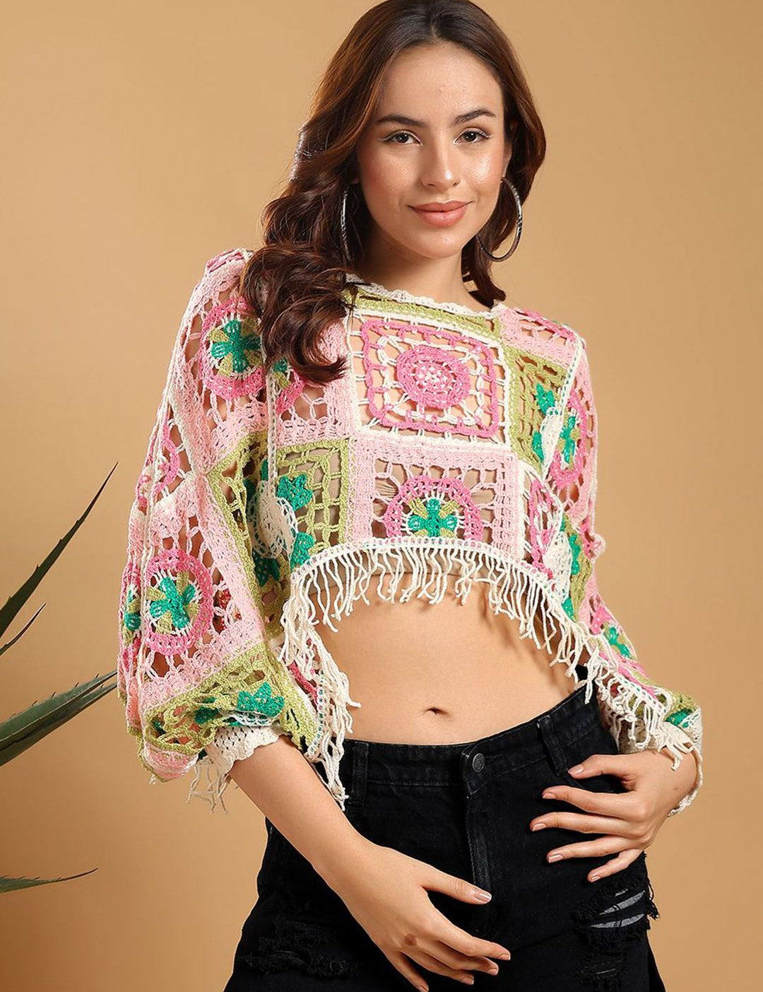 Kotty Women Embellished Cotton Top