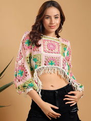 Kotty Women Embellished Cotton Top