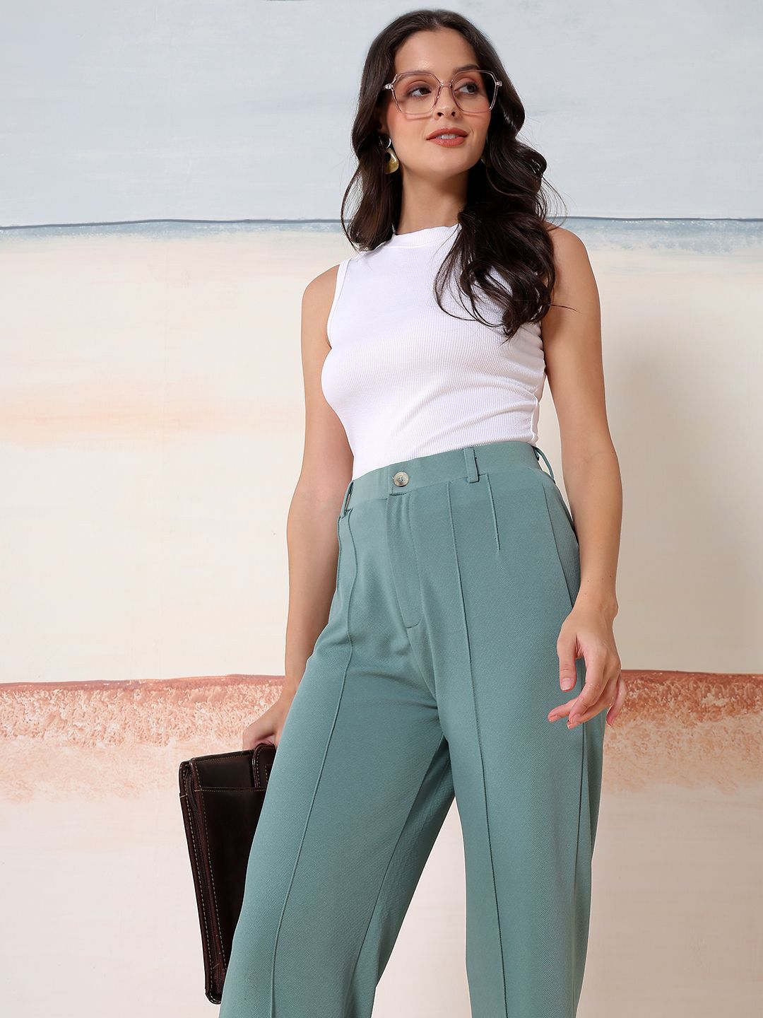 Kotty Relaxed Fit Round Neck Top With Trouser Co-Ords