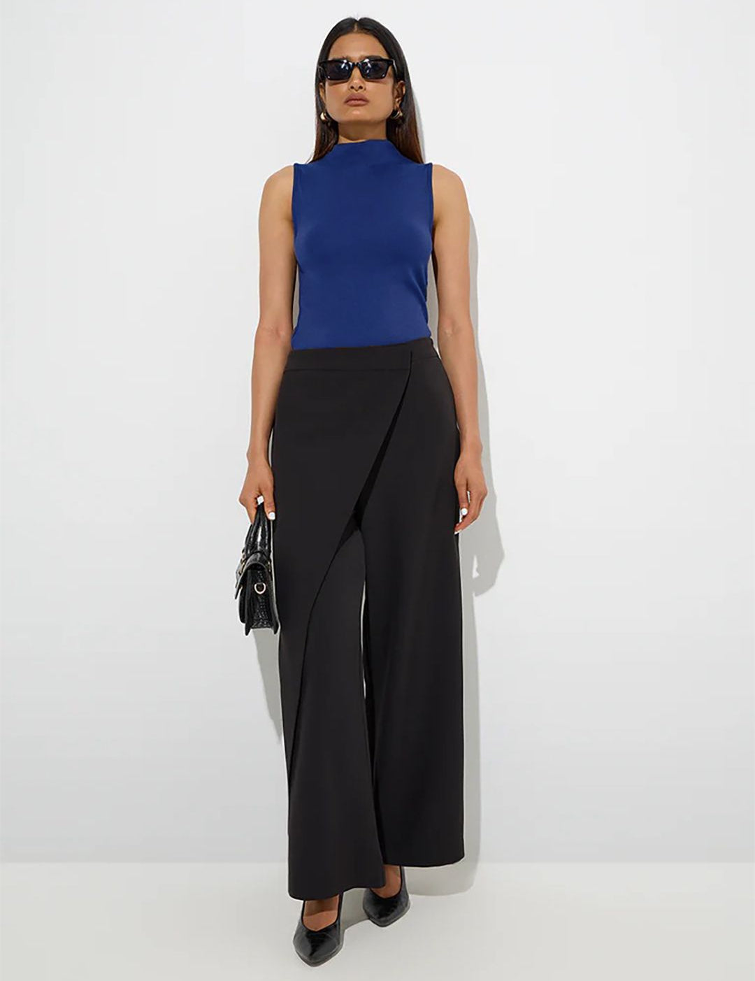 Kotty Solid High Neck Top