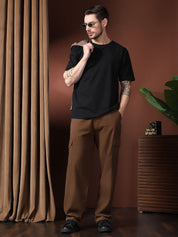 Kotty Men Relaxed Easy Wash Cargos Trousers