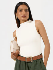 Kotty Women Pack of 2 High Neck Sleeveless Top