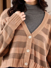 Kotty Women Striped Cardigan
