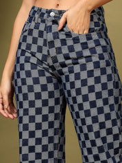 Kotty Women Straight Fit High-Rise Stretchable Jeans