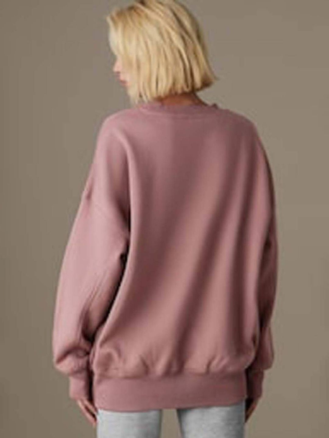 Kotty Women Solid Round Neck Pullover Sweatshirt