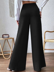 Kotty Women Relaxed Straight Leg High-Rise Easy Wash Parallel Trouser