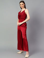 Kotty Women Cowl Neck Basic Jumpsuit
