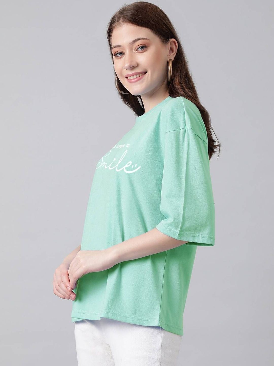 Kotty Women Typography Printed T-shirt