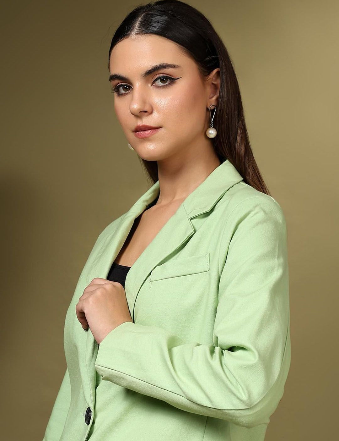 Kotty Notched Lapel Single Breasted Blazer