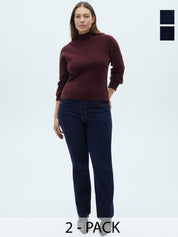 Kotty Women Straight Fit High-Rise Jeans