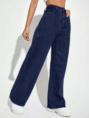 Kotty Women Wide Leg High-Rise Stretchable Jeans