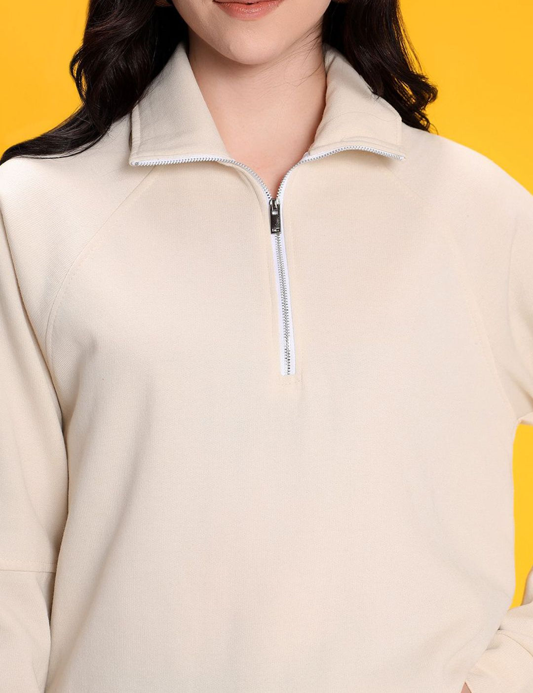 Kotty Women Shirt Collar Sweatshirt