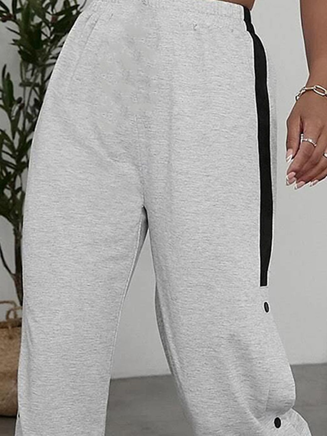 Kotty Womens Relaxed-Fit Mid-Rise Track Pants 