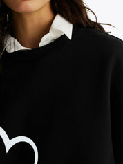 Kotty Women Full Sleeve Graphic Printed Therma-Fit Sweatshirt