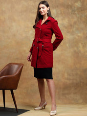 Kotty Spread Collar Longline Overcoat