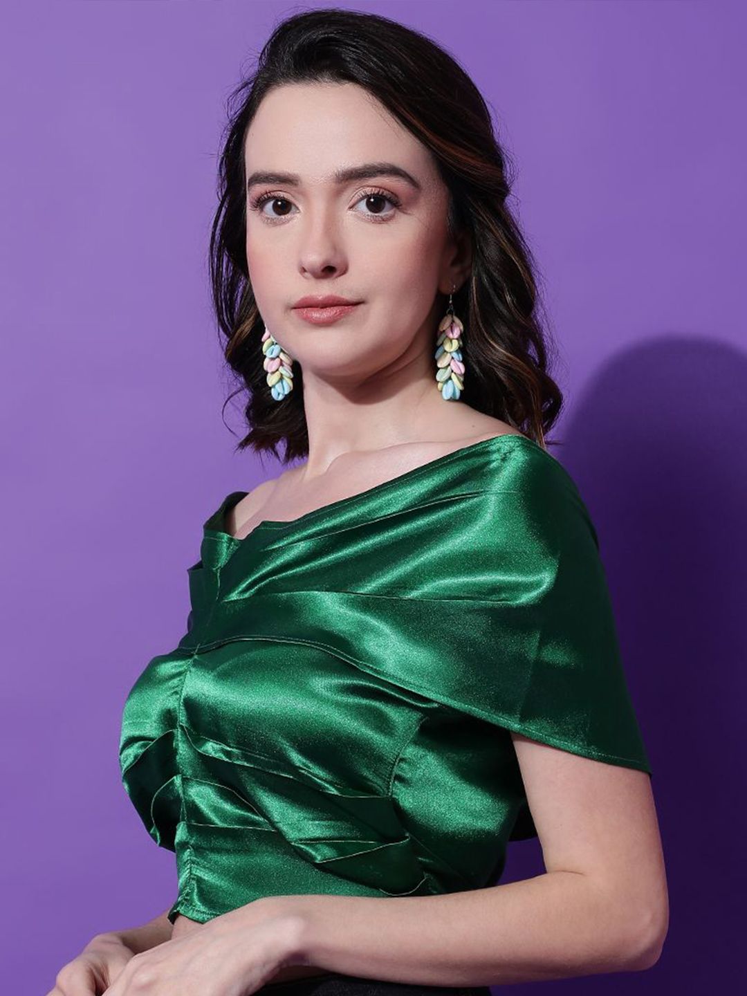 Kotty Women Solid Off-Shoulder Top