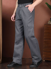Kotty Men Relaxed Easy Wash Cargos Trousers