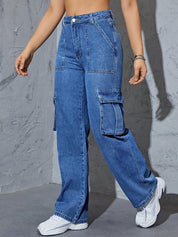 Kotty Women Straight Fit High-Rise Stretchable Jeans