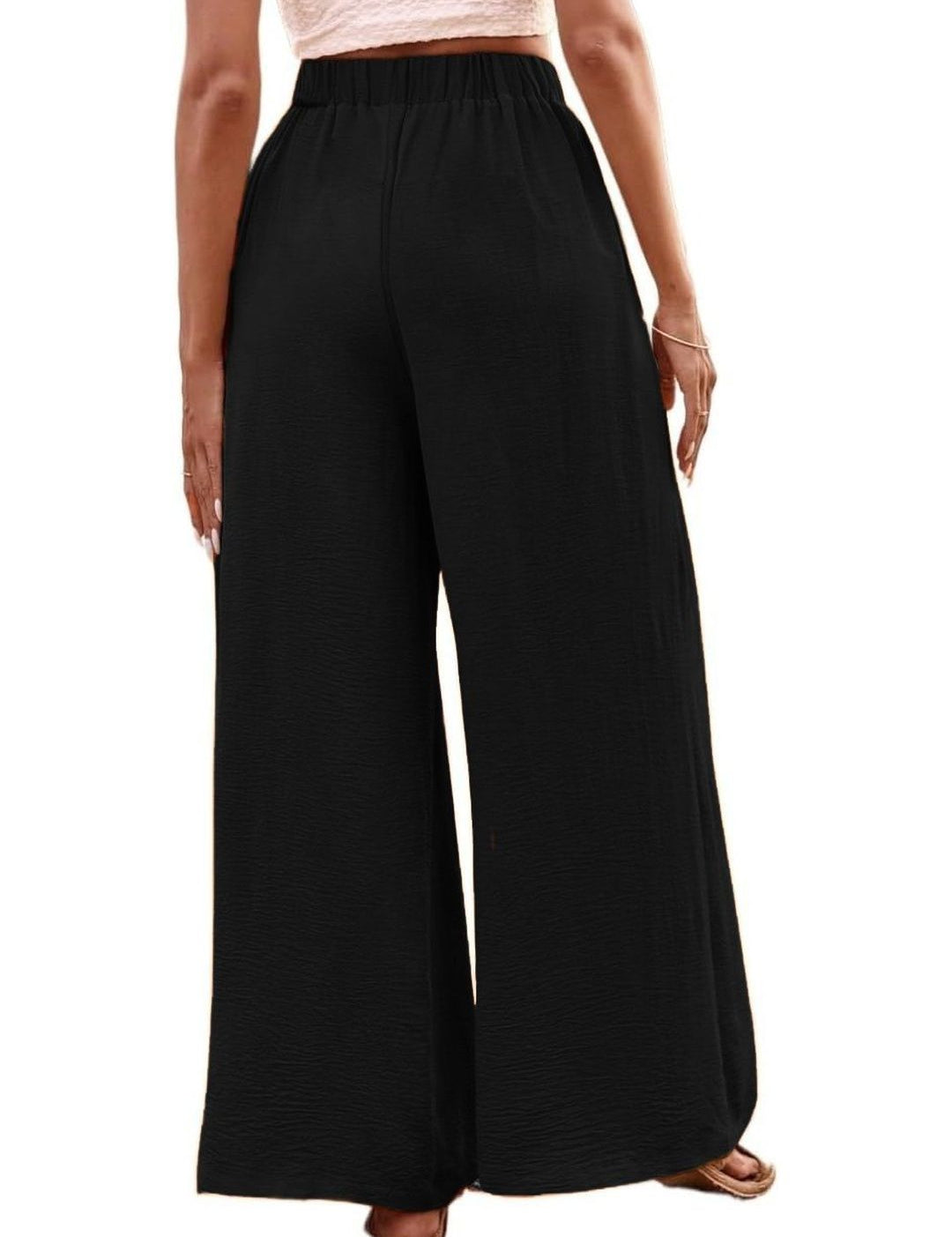 Kotty Women Wide Leg High-Rise Easy Wash Trousers