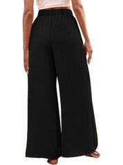 Kotty Women Wide Leg High-Rise Easy Wash Trousers