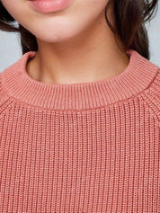 Kotty Women Long Sleeves Round Neck Pullover Sweater 