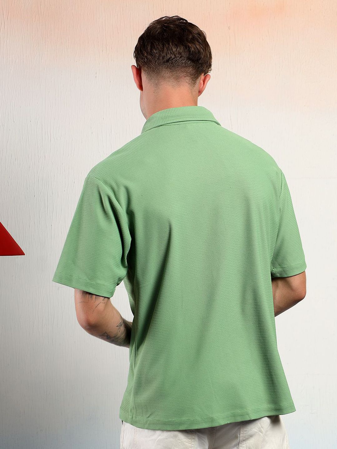 Kotty Men Textured Casual Shirt