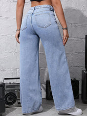 Kotty Women Straight Fit High-Rise Stretchable Jeans