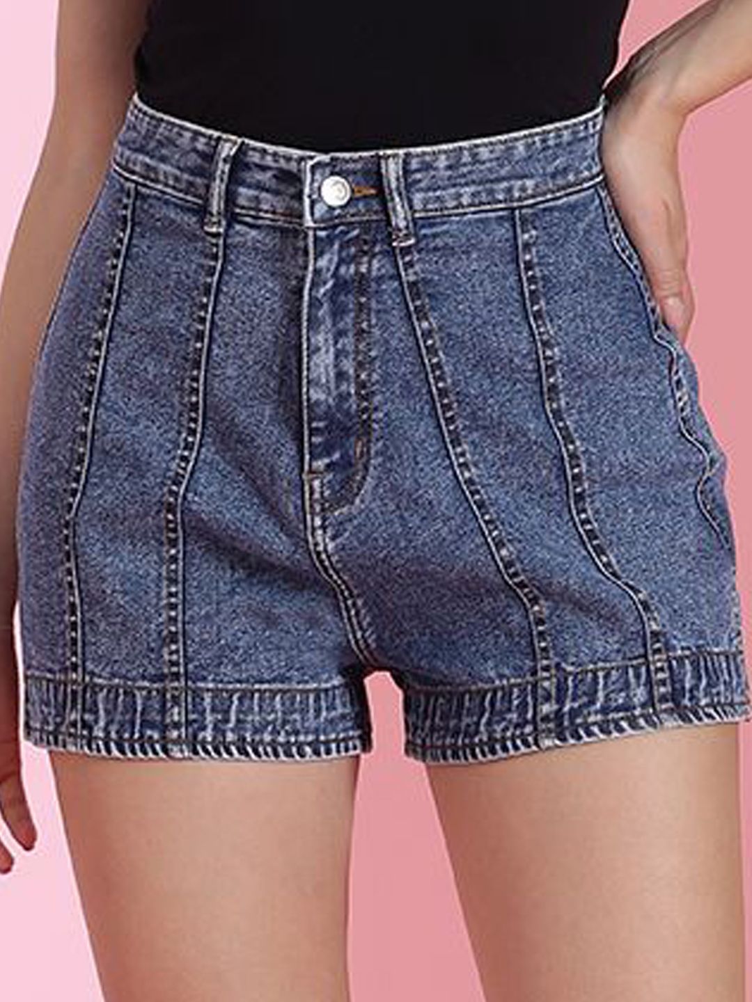Kotty Women High-Rise Denim Shorts