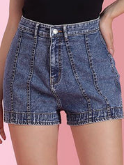 Kotty Women High-Rise Denim Shorts