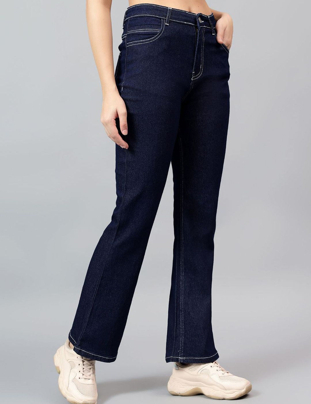 Kotty Women Bootcut High-Rise Stretchable Jeans