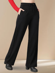 Kotty Women Straight Fit High-Rise Trousers