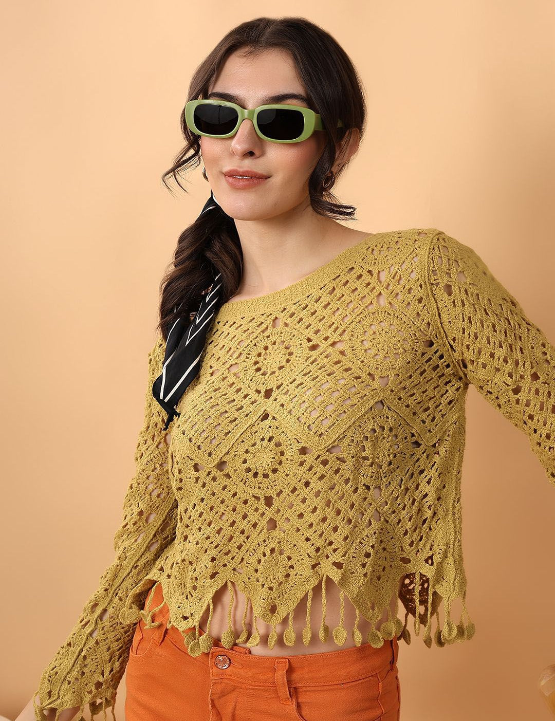 Kotty Women Embellished Cotton Regular Top