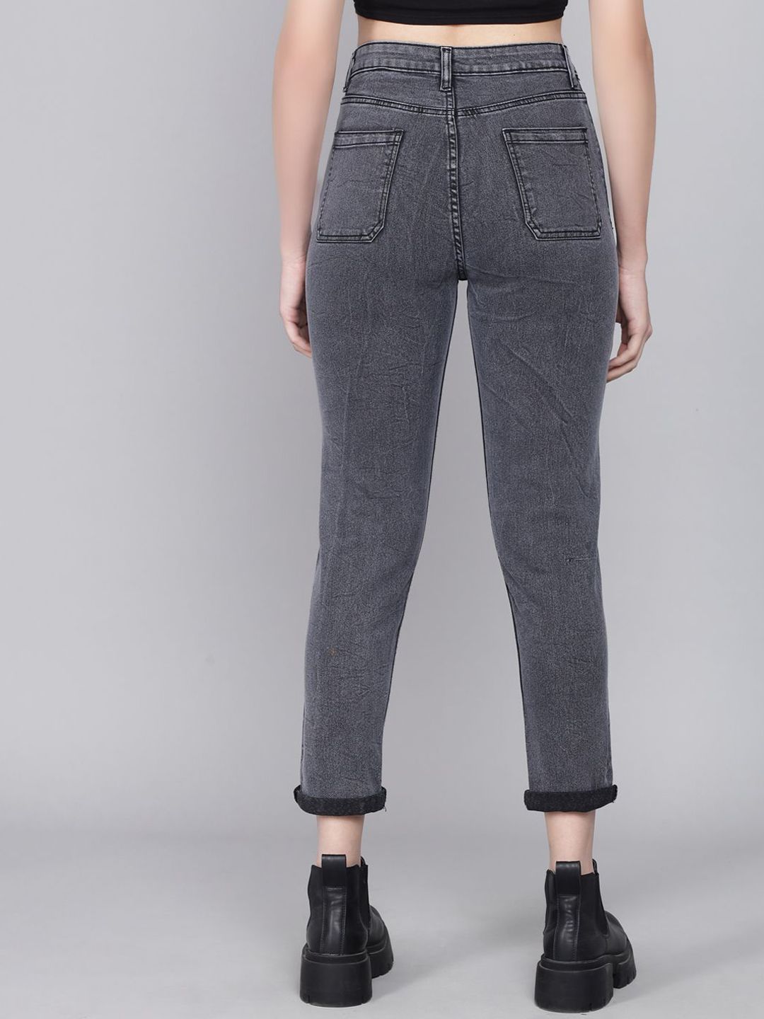 Kotty Women Jean Bootcut High-Rise Stretchable Jeans