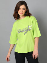 Kotty Women Typography Printed T-shirt