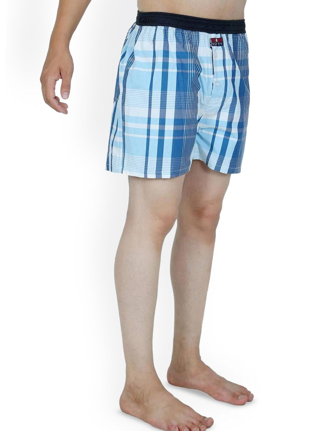 Kotty Checked Mid-Rise Boxer KTTNEWBOXER18S