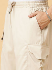 Kotty Men Low-Rise Cargo Shorts