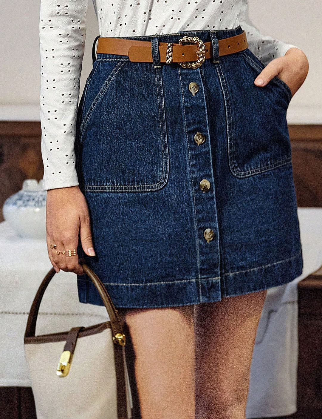  Kotty A-line Above  Knee Skirts