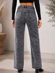 Kotty Women Jean High-Rise Mildly Distressed Light Fade Stretchable Jeans