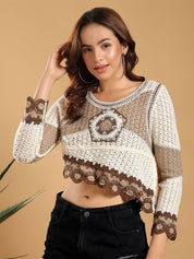 Kotty Embellished Cotton Top