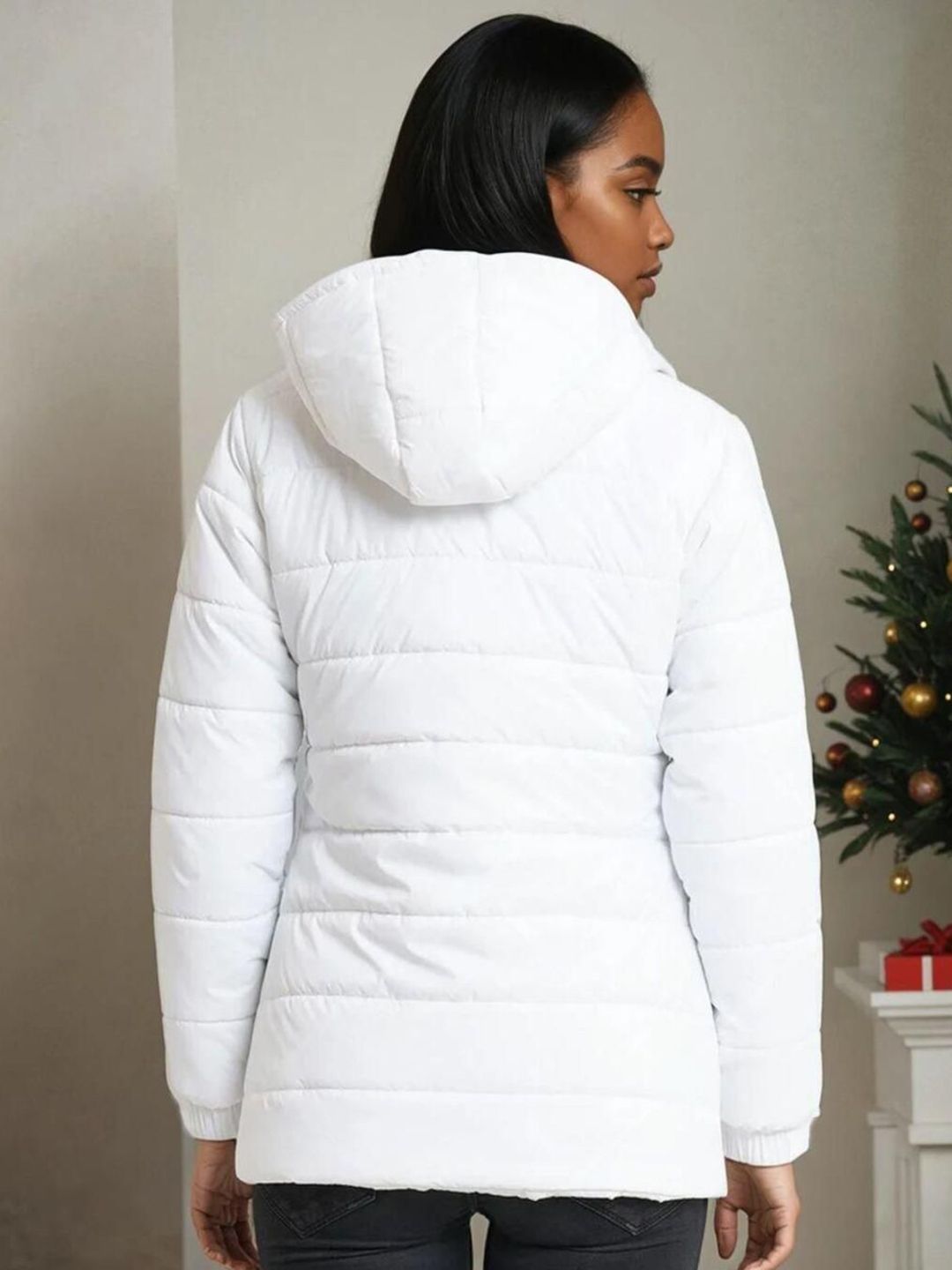 Kotty Women Hooded Solid Lightweight Puffer Jacket
