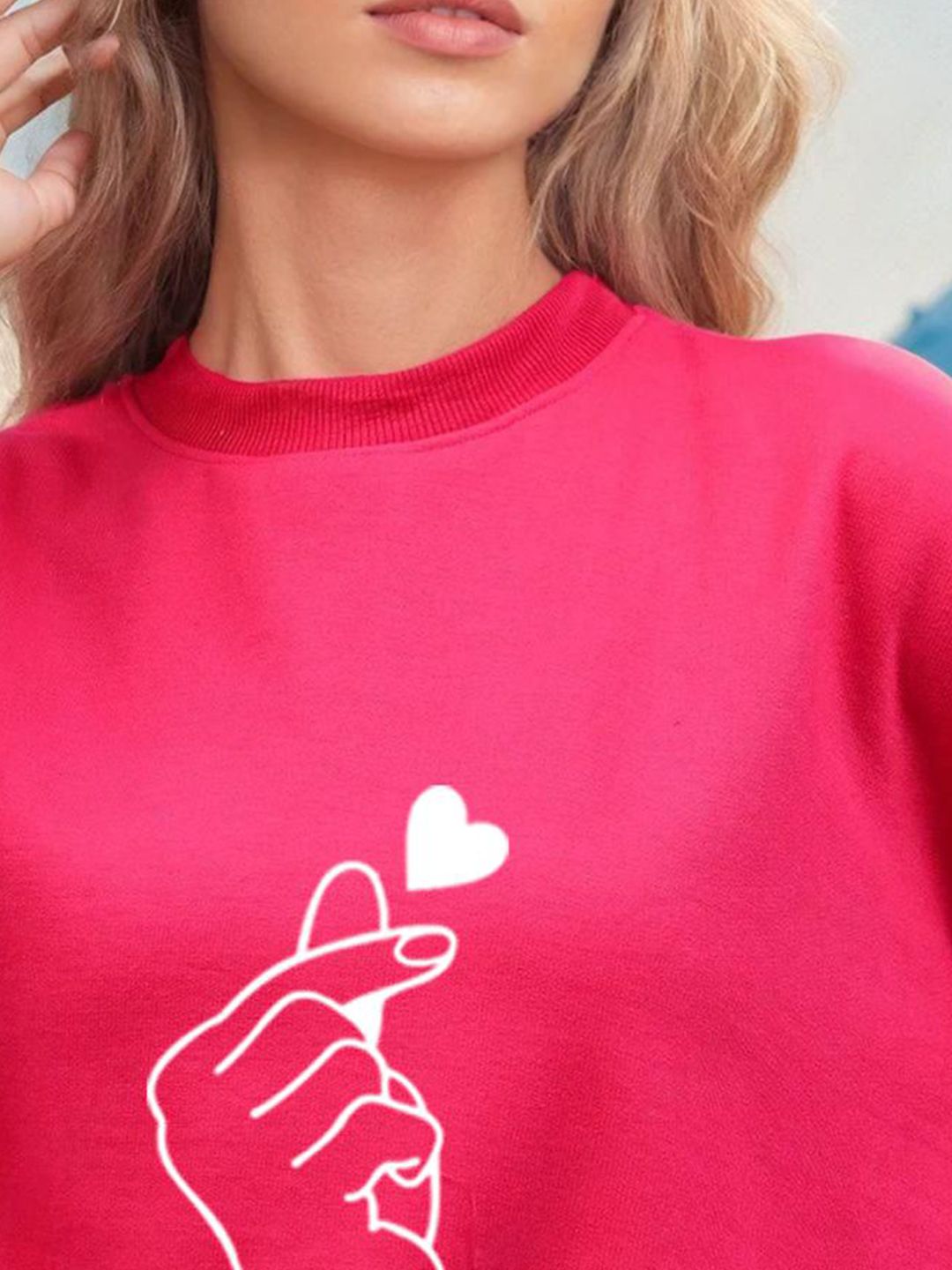 Kotty Women Graphic Printed Long Sleeves Sweatshirt