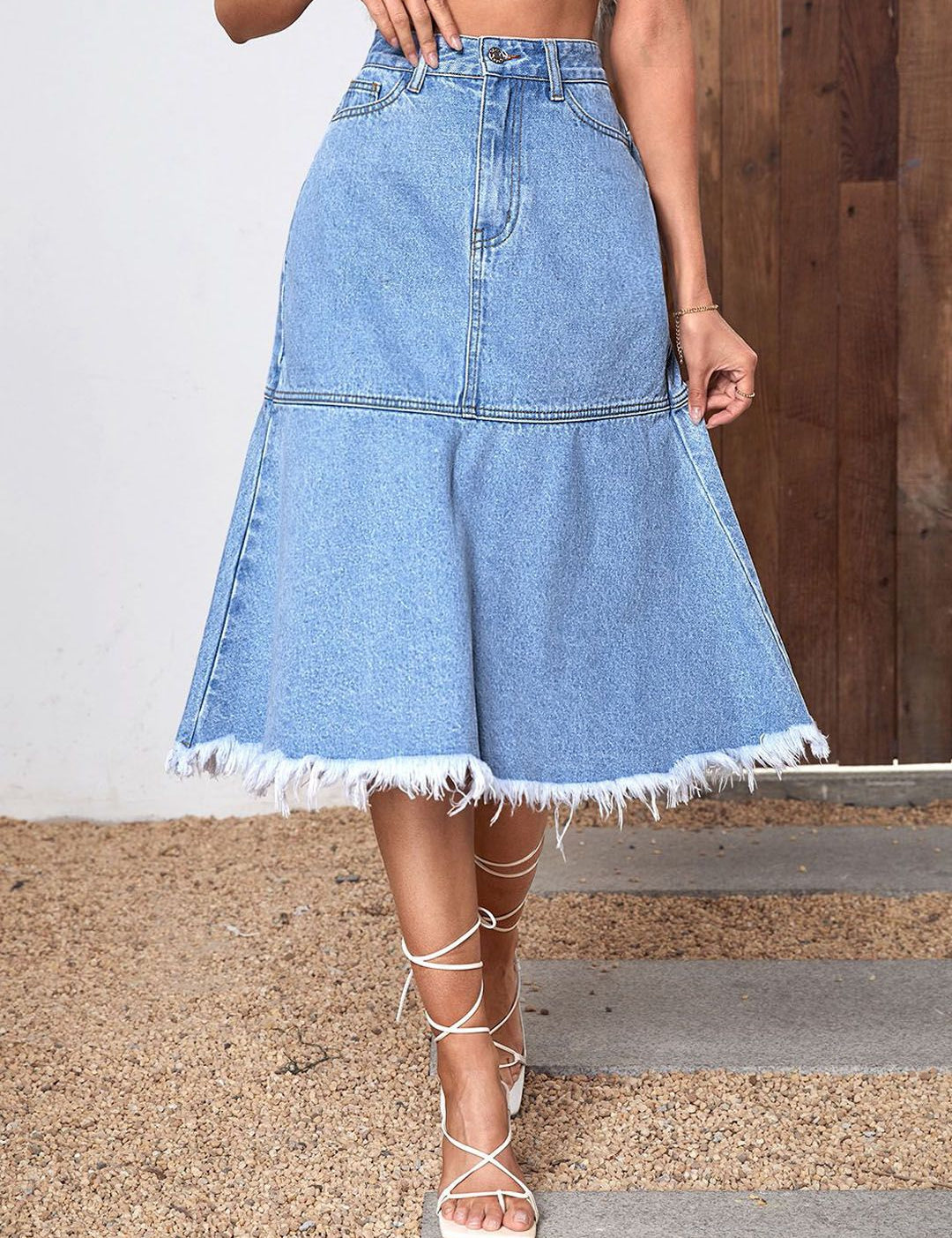 Kotty Flared Midi Skirt