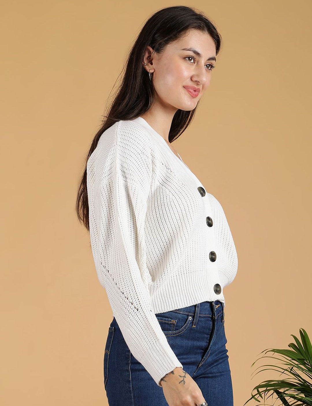 Kotty Women Crop Cardigan